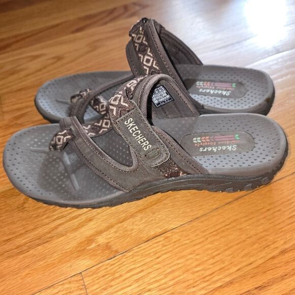 Skechers Womans Slip On Sandals Womans Size 9 - Picture 3 of 6